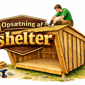 Opsætning af shelter (Hele Danmark, ikke-brofaste øer mod tillæg)